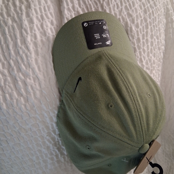 Nike Adult Unisex Dri-FIT Structured Club Cap Adjustable Hat Green L/XL - Picture 2 of 4